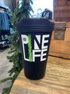 16 oz. Pine Life Silipint Cup with Lid - Black Smoke