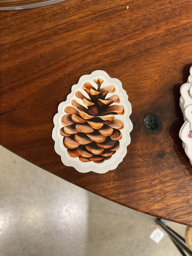 Small Pinecone Sticker