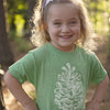 Toddler Pinecone Tee - Heather Green