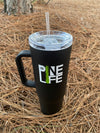 New! Cruiser 40oz Insulated Tumbler with Handle - Black