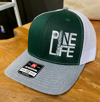 New!! Trucker Snapback hat - Green and White