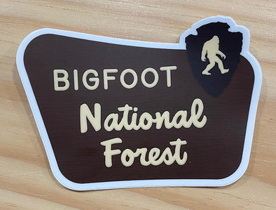 Bigfoot National Forest Sticker