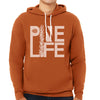 2 Left! Pine Life Pullover Hoodie - Orange / Rust