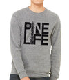 New! Unisex Fleece Raglan Sweatshirt - Grey Triblend