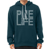 New! Pine Life Unisex Fleece Hoodie - Atlantic Blue