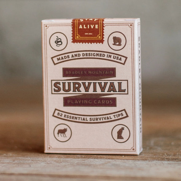 Restocked! Survival Playing Cards