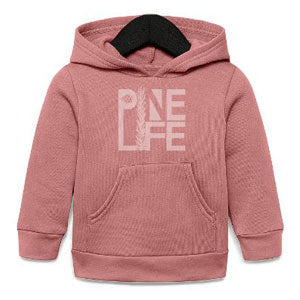 Restocked! Toddler Pullover Hoodie - Heather Mauve